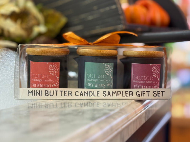 Fall Mini Butter Candle Sampler Gift Set