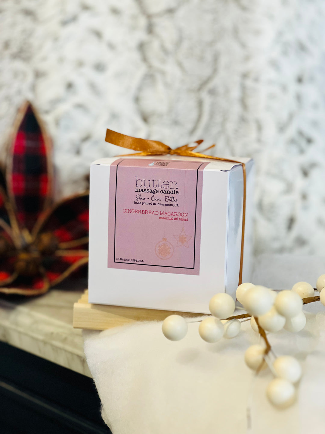 Gingerbread Macaron Butter Massage Oil Candle