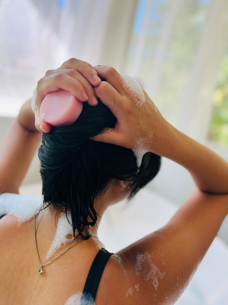 Conditioner Bar with Rice Protien (Pink Color Bar)