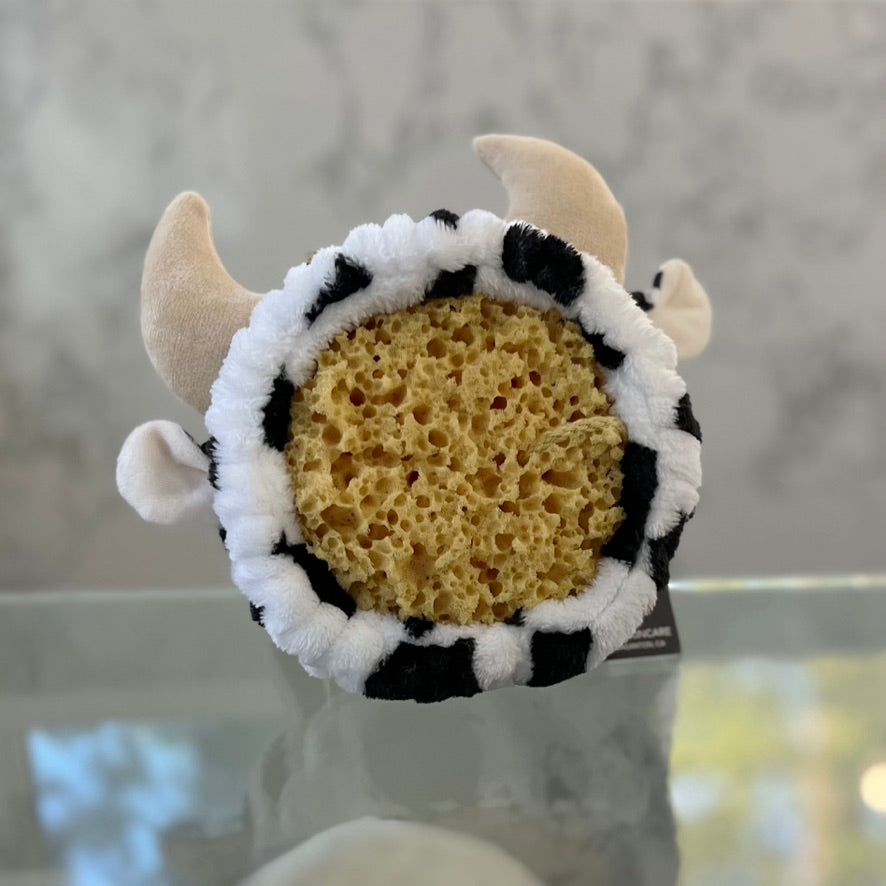 Moo Moo spa headband, soft and fluffy, Good Common Sense Naturals