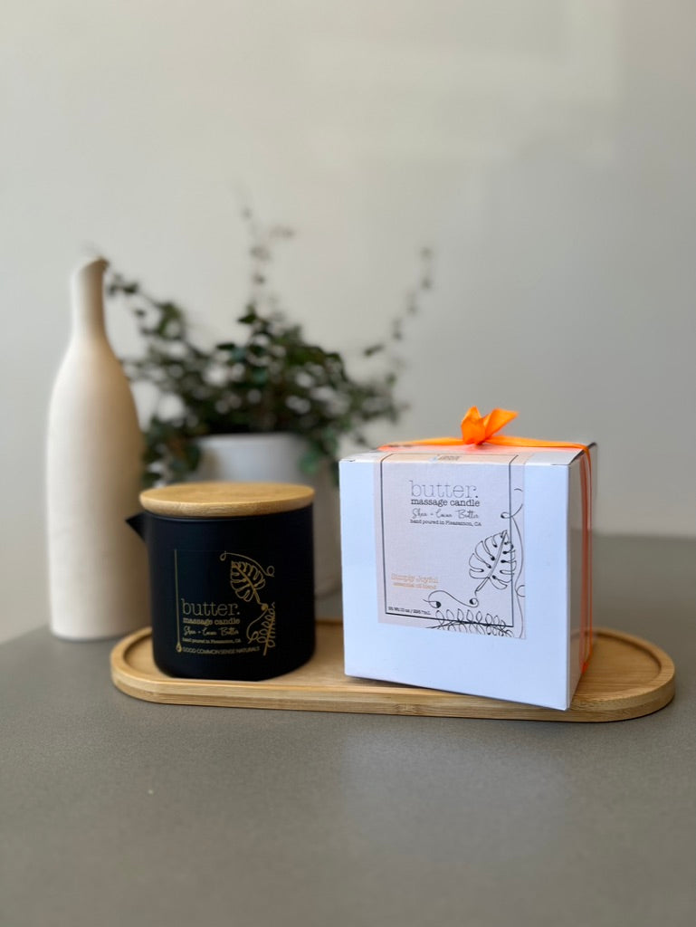 Butter Massage Candle - Simply Joyful