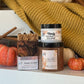Glow Up Spiced Vanilla gift set featuring the Spiced Vanilla Jelly Scrub, Treat Yo Self artisan soap, and Handy Hand Cream in Spiced Vanilla, Good Common Sense Naturals