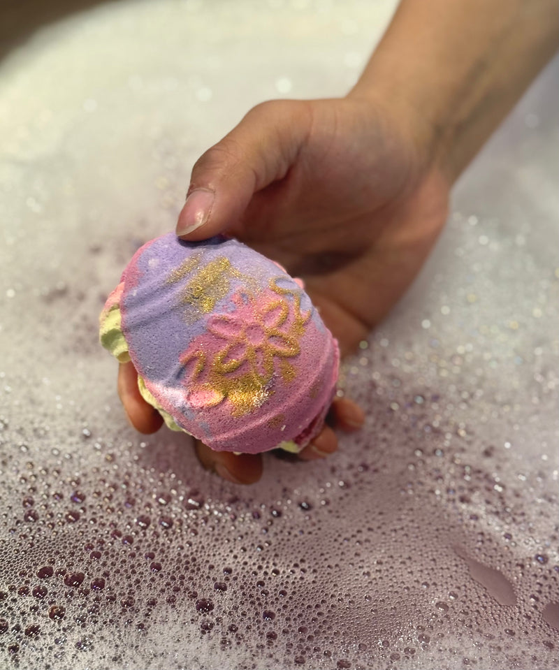 Macaron Easter Egg Bubble Bath Bombs