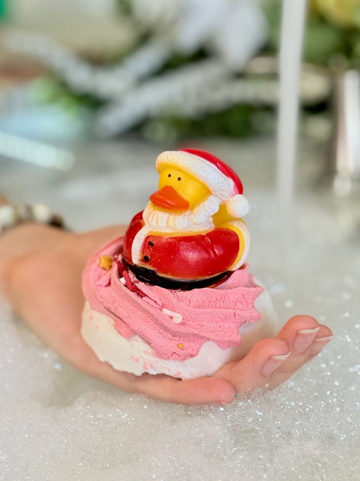 Santa Bubble Truffle Bath Bomb