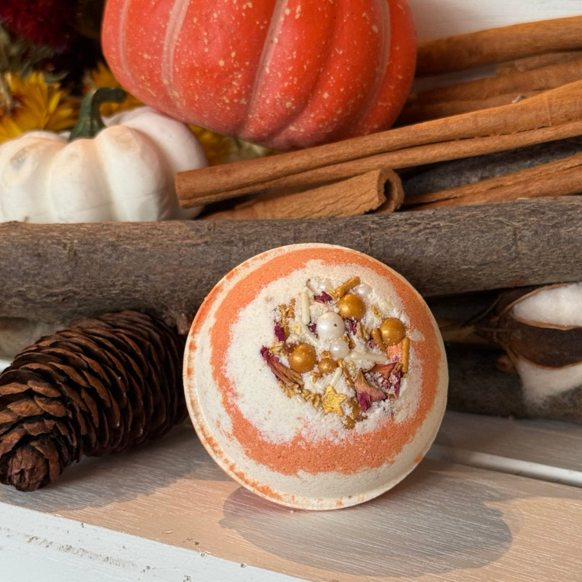 Gourd-geous, Pumpkin Bath Bomb