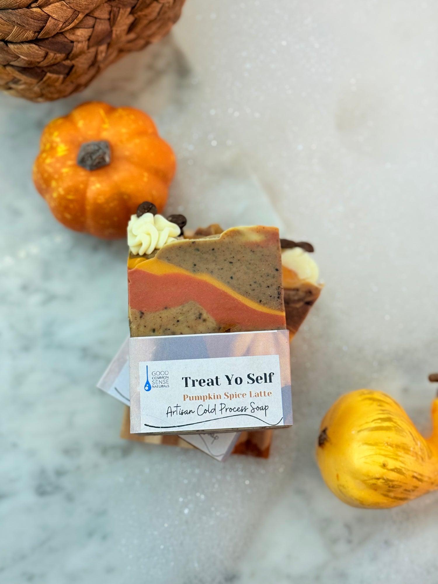 Treat YO'self! Coffee Pumpkin Bar Soap