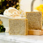 Bar of From Earth Lavender Sage cold process olive oil soap with lavender buds, Good Common Sense Naturals