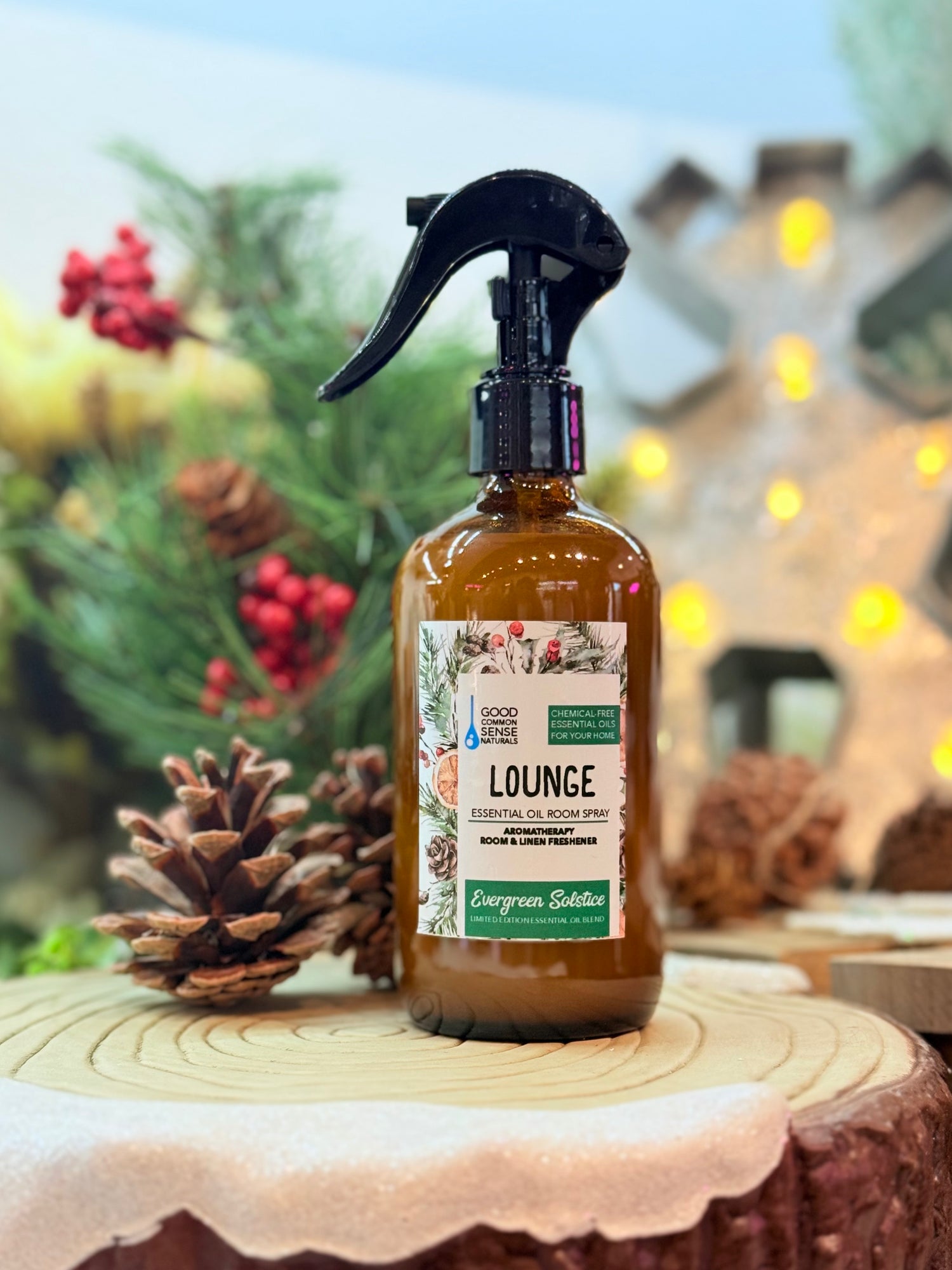 Lounge Evergreen Solstice Room Spray