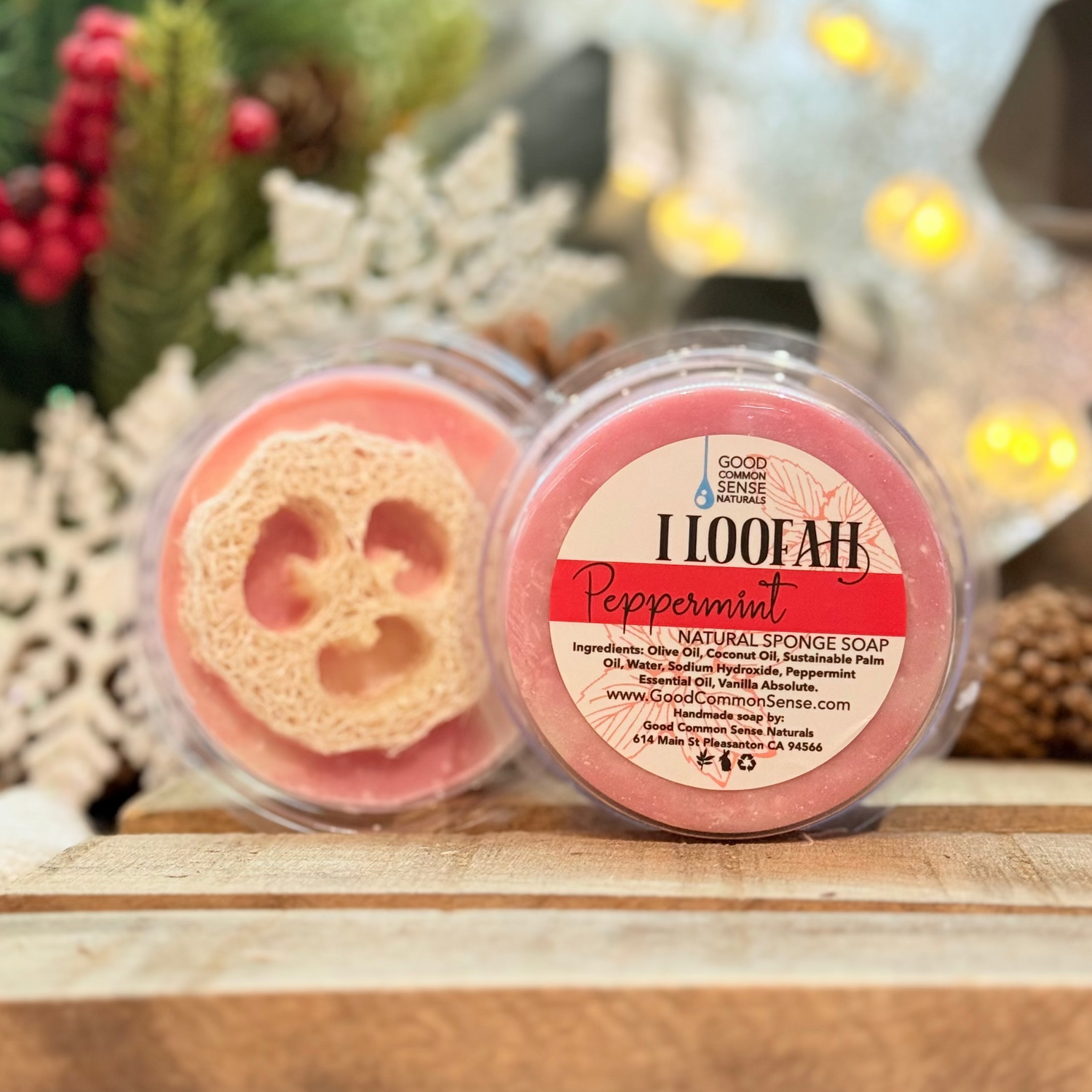 Peppermint Loofah Soap