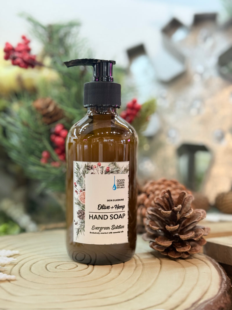 Olive + Hemp Evergreen Solstice Hand Soap