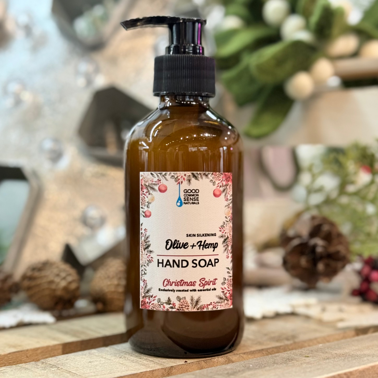Olive + Hemp Christmas Spirit Hand Soap