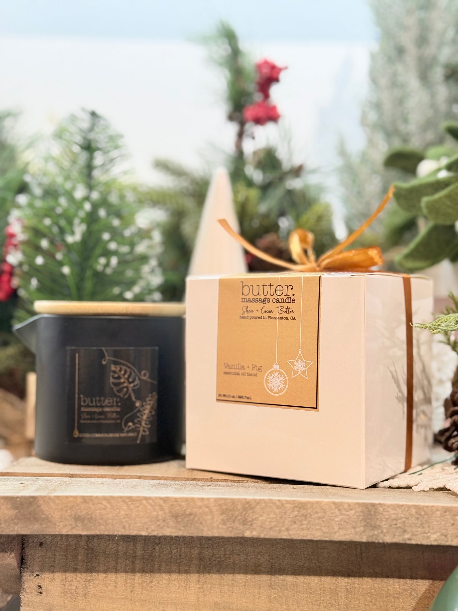 Vanilla + Fig Butter Massage Oil Candle