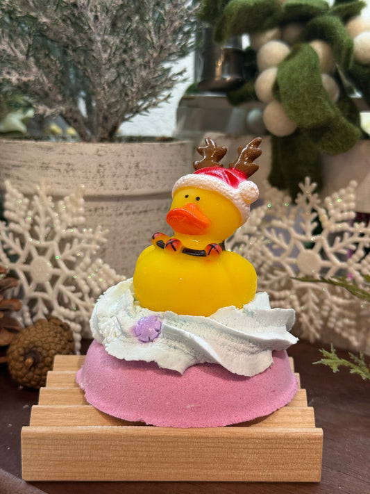 Santa Duckie Bubble Truffle Bath Bomb