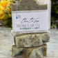 Bar of From Earth Rosemary Mint cold process olive oil soap with rosemary and peppermint leaf, Good Common Sense Naturals