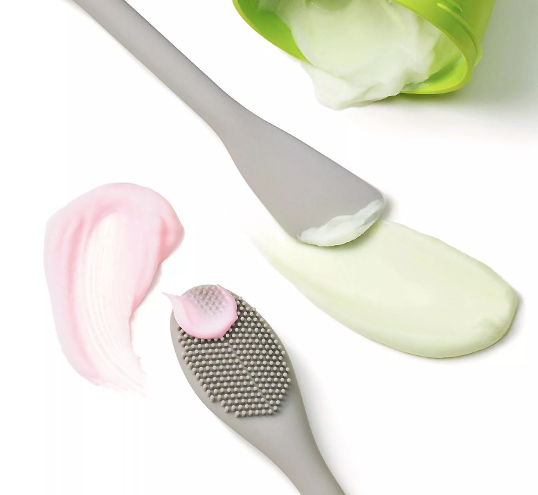 Silicone Scrub Brush & spatula Tool