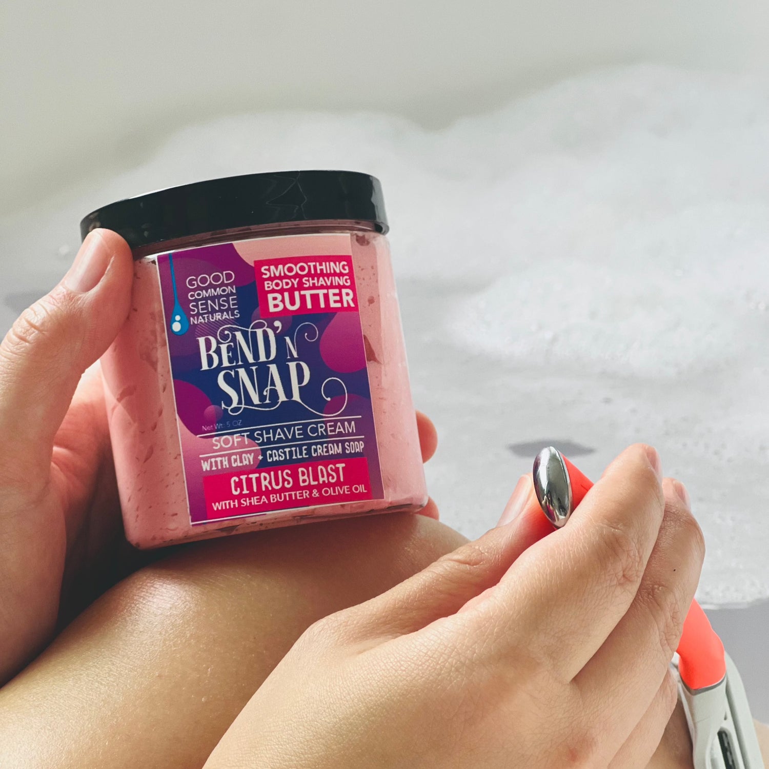 Bend'n Snap Citrus Bliss Shaving Cream