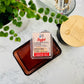 plastic package of Joyful Wax Melts on bathroom counter 
