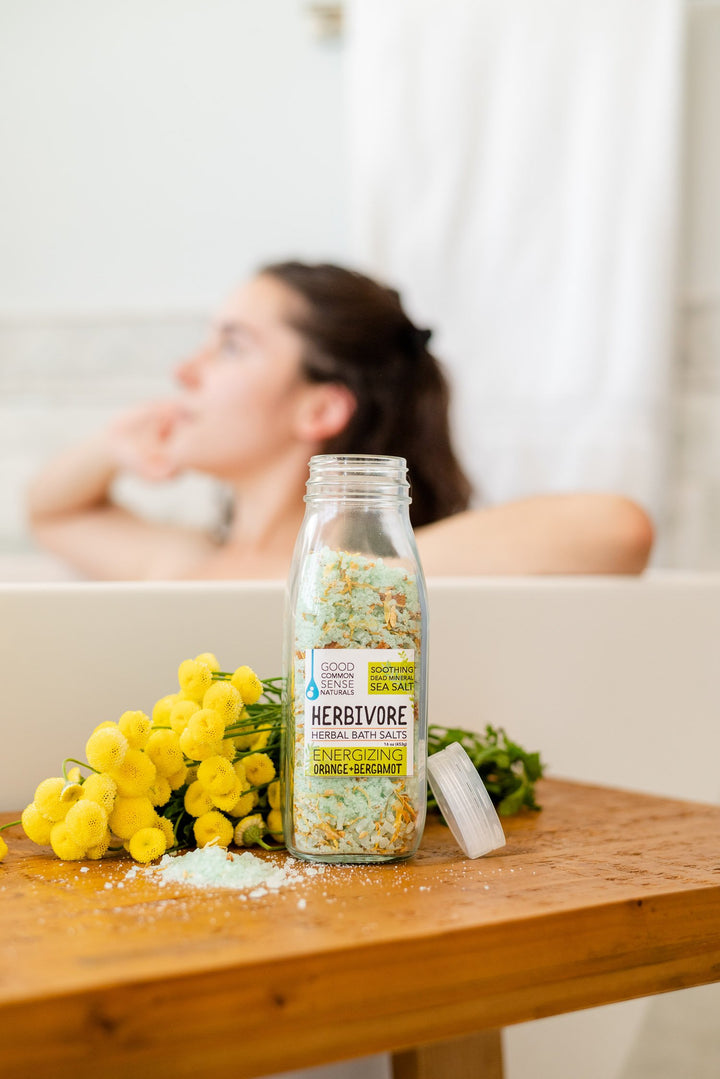Energizing, Herbal Bath Salts