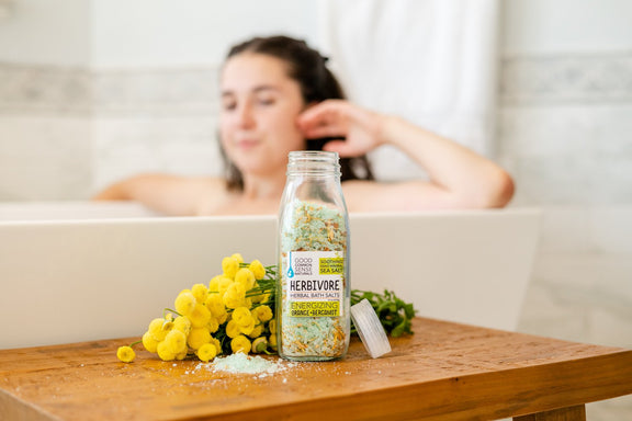 Energizing, Herbal Bath Salts