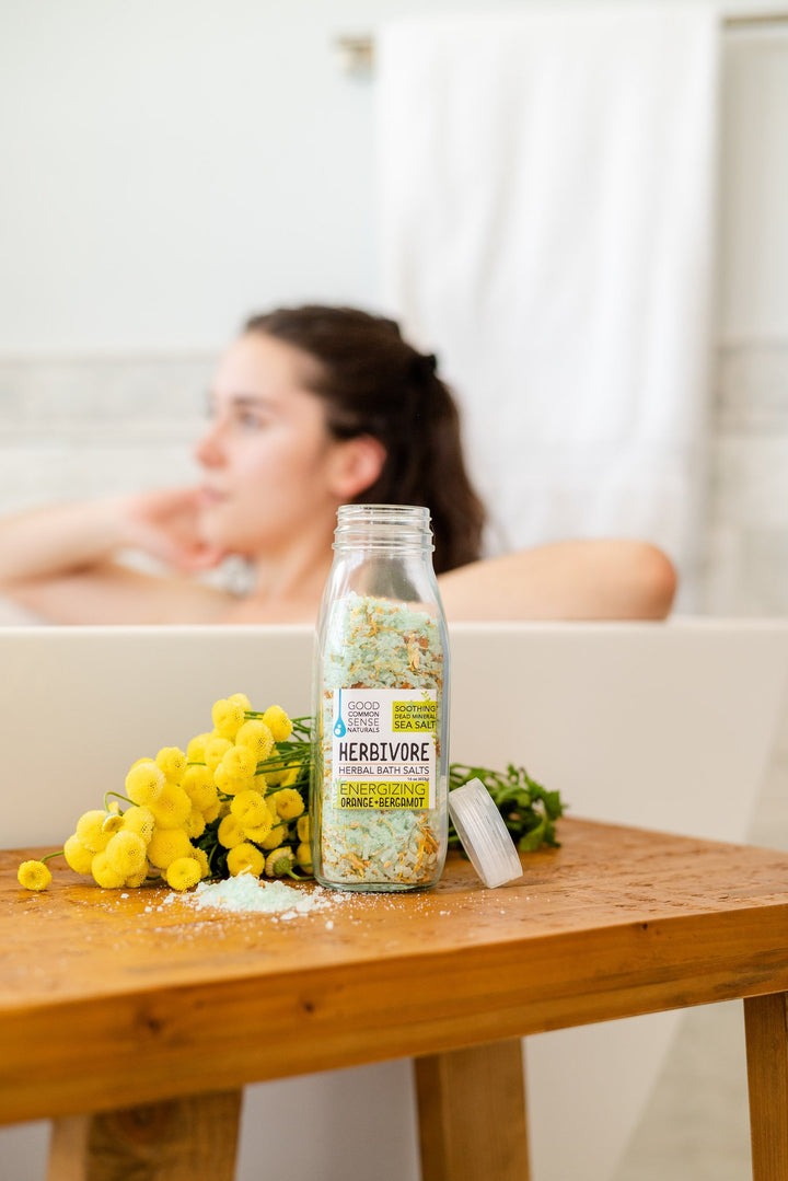 Energizing, Herbal Bath Salts